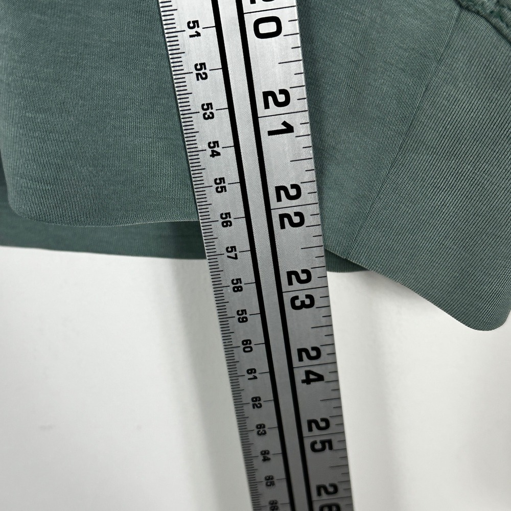 Lululemon Softstreme Perfectly Oversized Cropped Crew Forrest Crew Womens Sz 10 - Picture 12 of 16